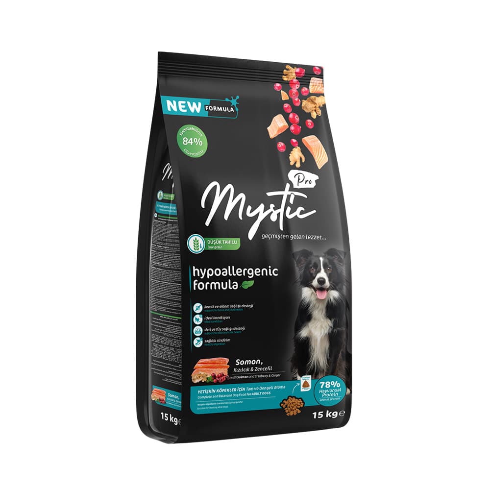 Mystic Pro Somonlu Yetişkin Köpek Maması 15 kg