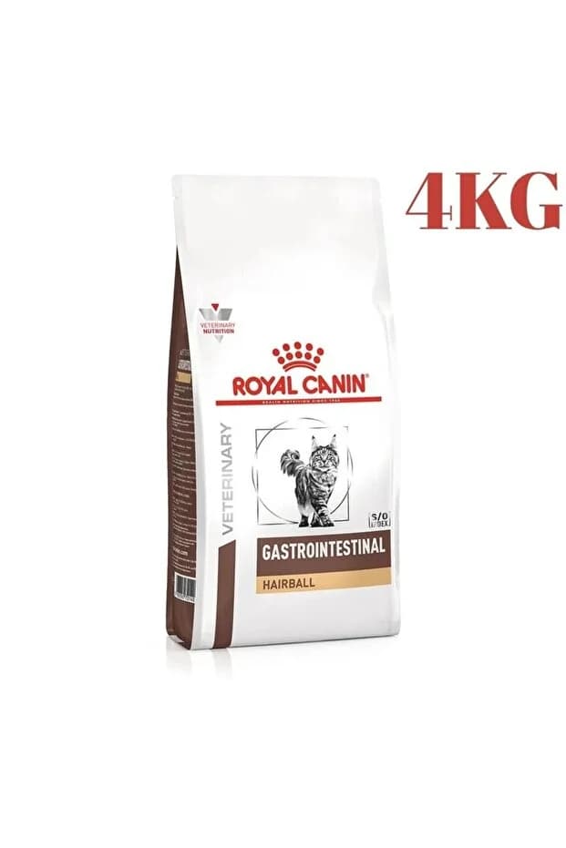 Royal Canin Veterinary Gastrointestinal Hairball sinndirim hassiyeti&tüy yumağı Kedi Maması 4 Kg