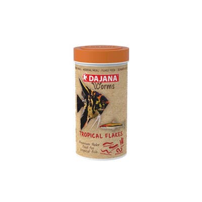 Worms Tropical Flakes Akvaryum Balık Yemi 250 Ml 45 Gr