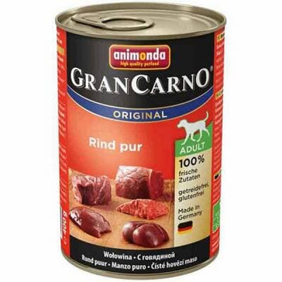 GranCarno Sığır Etli Yetişkin Köpek Konservesi 400 Gr