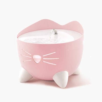 Pixi Fountain Led Seviye Göstergeli Otomatik Kedi Su Sebili 2 Lt Pembe