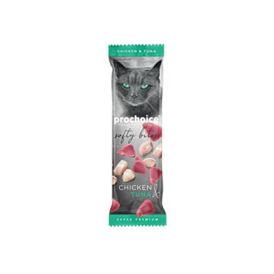 Softy Bites Tavuklu ve Ton Balıklı Yumuşak Kedi Ödül Maması 10 Gr