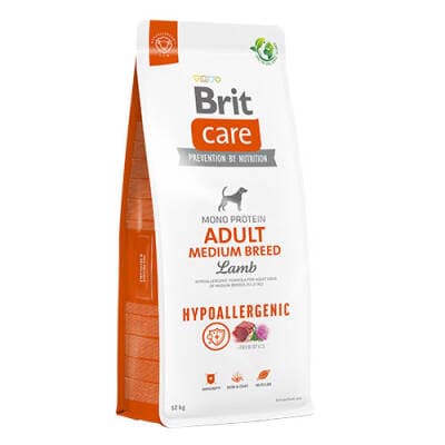 Hypoallergenic Adult Medium Breed Kuzulu Orta Irk Yetişkin Köpek Maması 12 Kg
