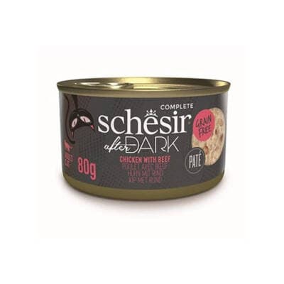 After Dark Pate Tavuk Etli ve Sığır Etli Tahılsız Yetişkin Kedi Konservesi 80 Gr