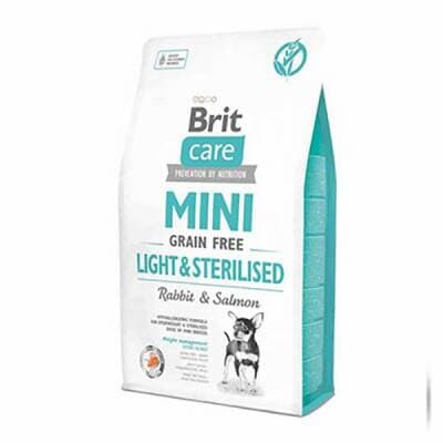 Mini Light Sterilised Tavşan ve Somonlu Tahılsız Kısırlaştırılmış Köpek Maması 2 Kg