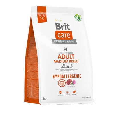 Hypoallergenic Adult Medium Breed Kuzulu Orta Irk Yetişkin Köpek Maması 3 Kg