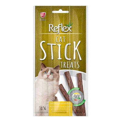 Stick Hindili ve Kuzulu Tahılsız Kedi Ödül Çubuğu 3x5 Gr
