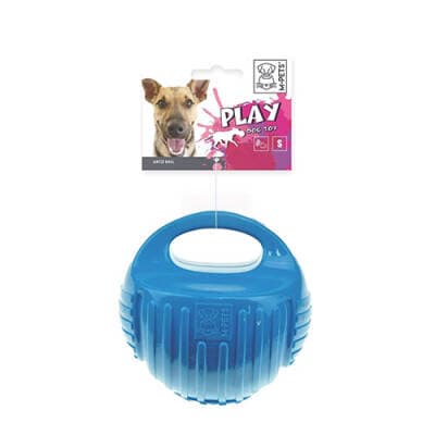 Kauçuk Top Köpek Oyuncağı Mavi Small 7,7 Cm