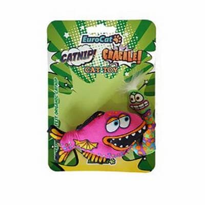 Yemli Pembe Balık Kedi Oyuncağı