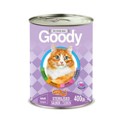 Somonlu Kısırlaştırılmış Kedi Konservesi 6 Adet 400 Gr