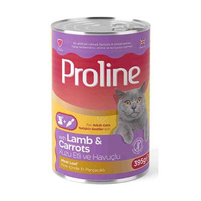 Kuzu Etli ve Havuçlu Pate Yetişkin Kedi Konservesi 12 Adet 395 Gr