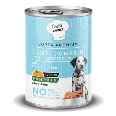 Pumpkin Pate Puppy Kuzulu Balkabaklı Tahılsız Yavru Köpek Konservesi 400 Gr