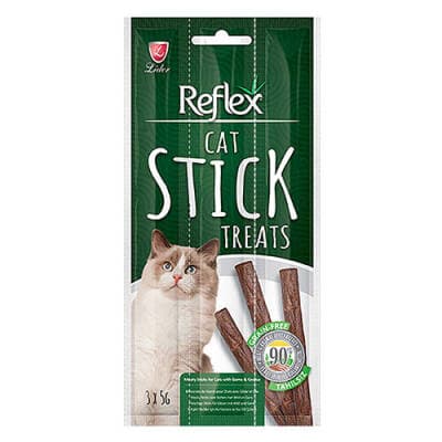 Stick Av Hayvanlı ve Kaz Etli Tahılsız Kedi Ödül Çubuğu 3x5 Gr