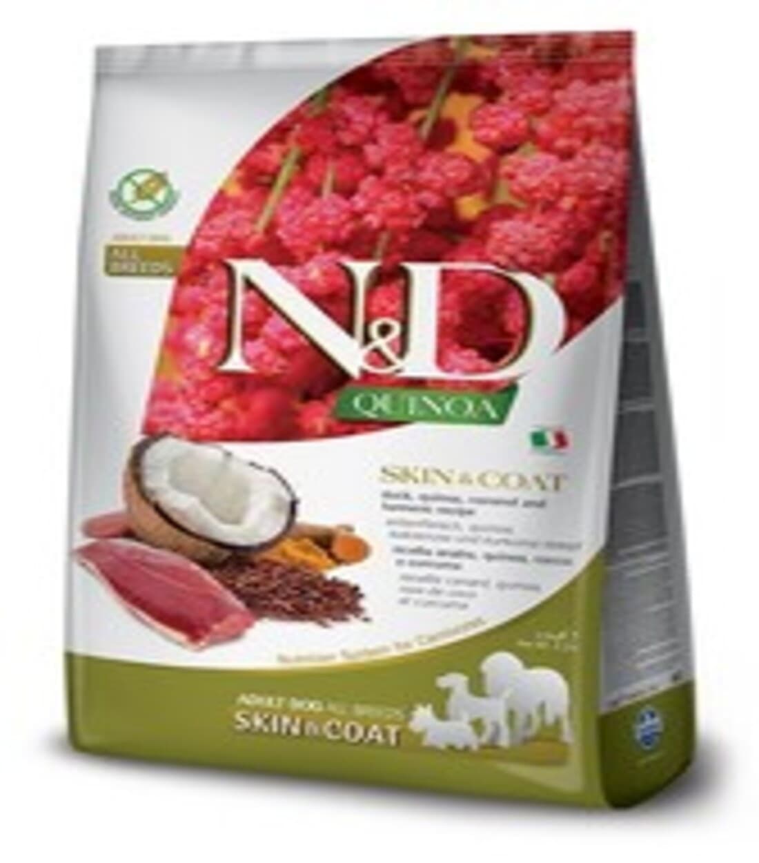 ND Quinoa Skin Coat Ördek Kinoa Deri Tüy Sağlığı Köpek Maması 7 Kg
