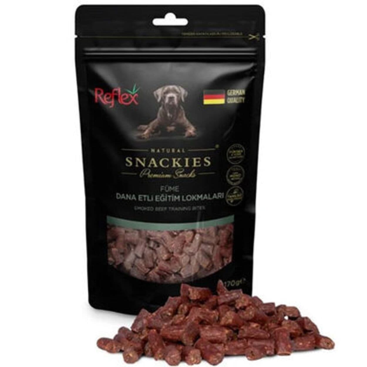 Reflex Snackies Füme Dana Etli Köpek Ödül Küpleri 170 Gram
