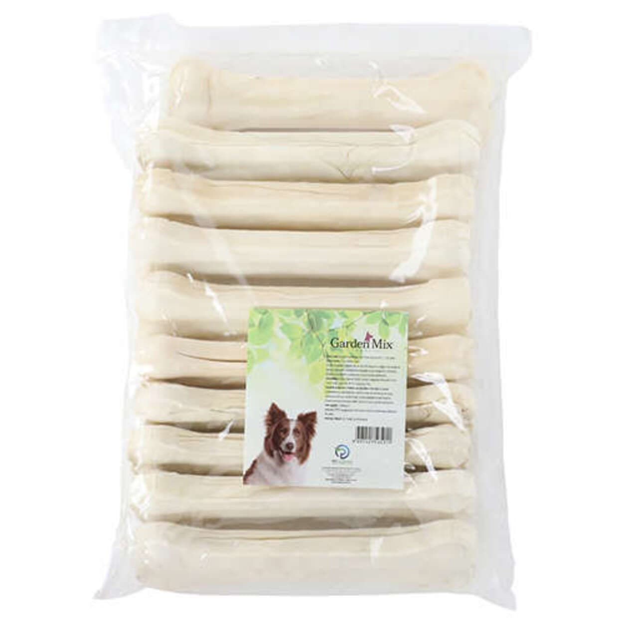 Garden Mix Beyaz Deri Pres Kemik 10Lu Paket 21 Cm (150 - 180 Gr)