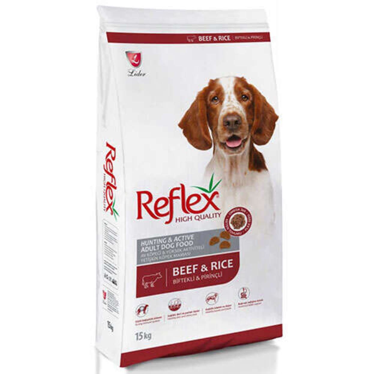 Reflex High Energy Biftekli Köpek Maması 15 Kg