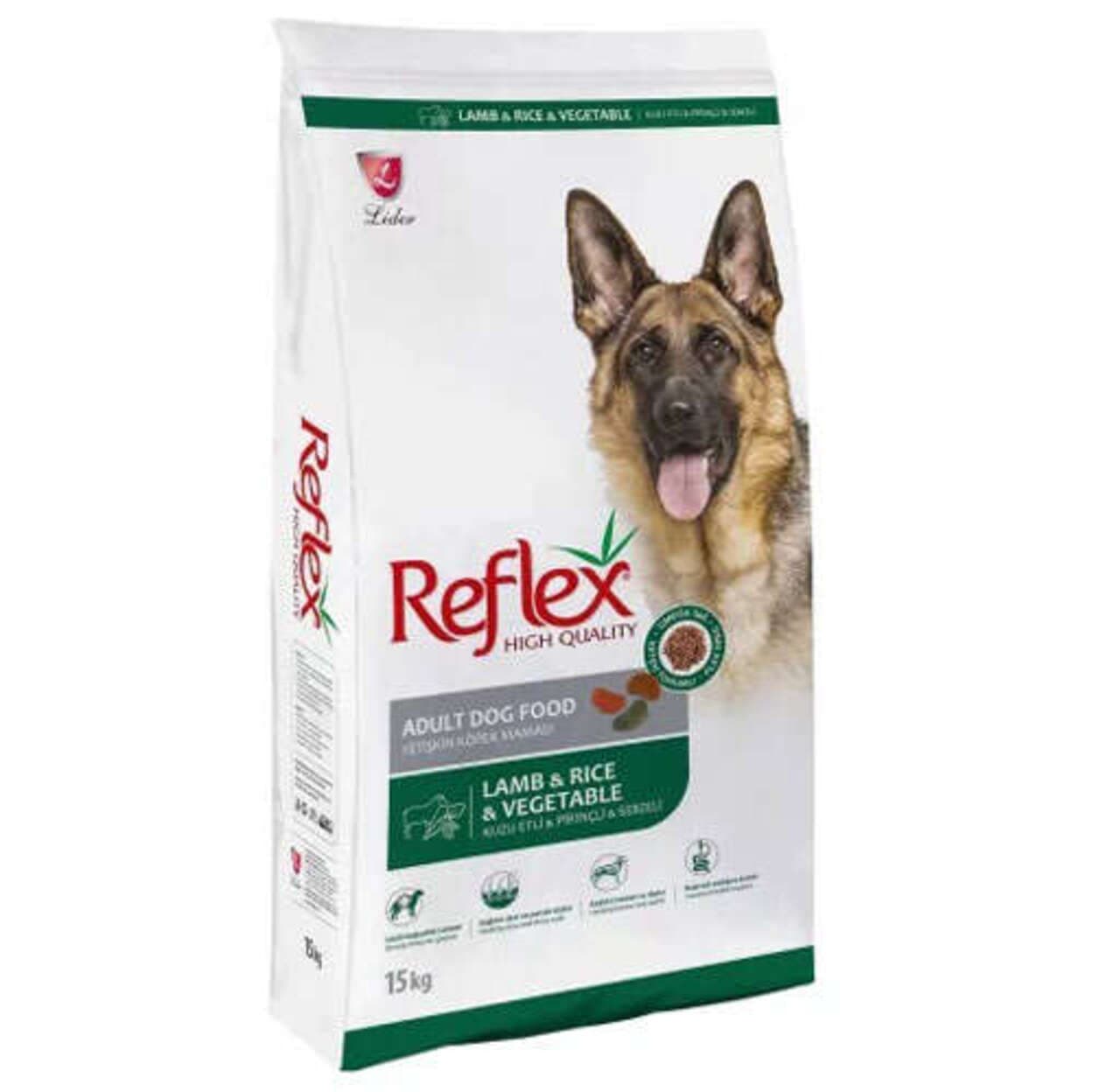 Reflex Vegetable Kuzu Etli ve Sebzeli Köpek Maması 15 Kg
