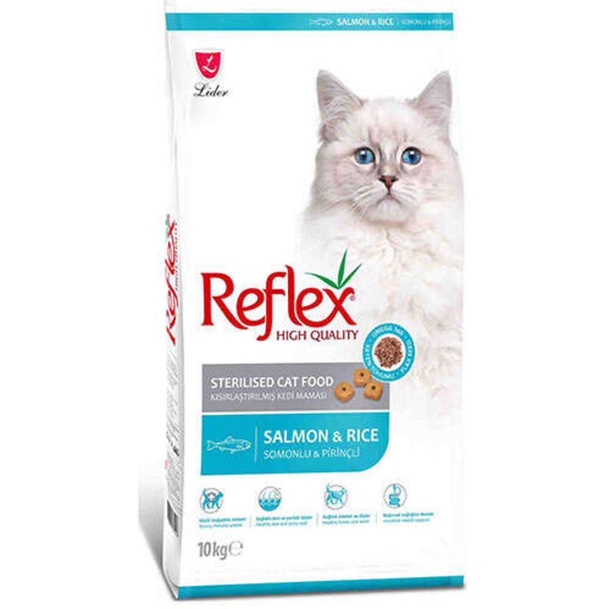 Reflex Sterilised Somonlu Kısırlaştırılmış Kedi Maması 10 Kg