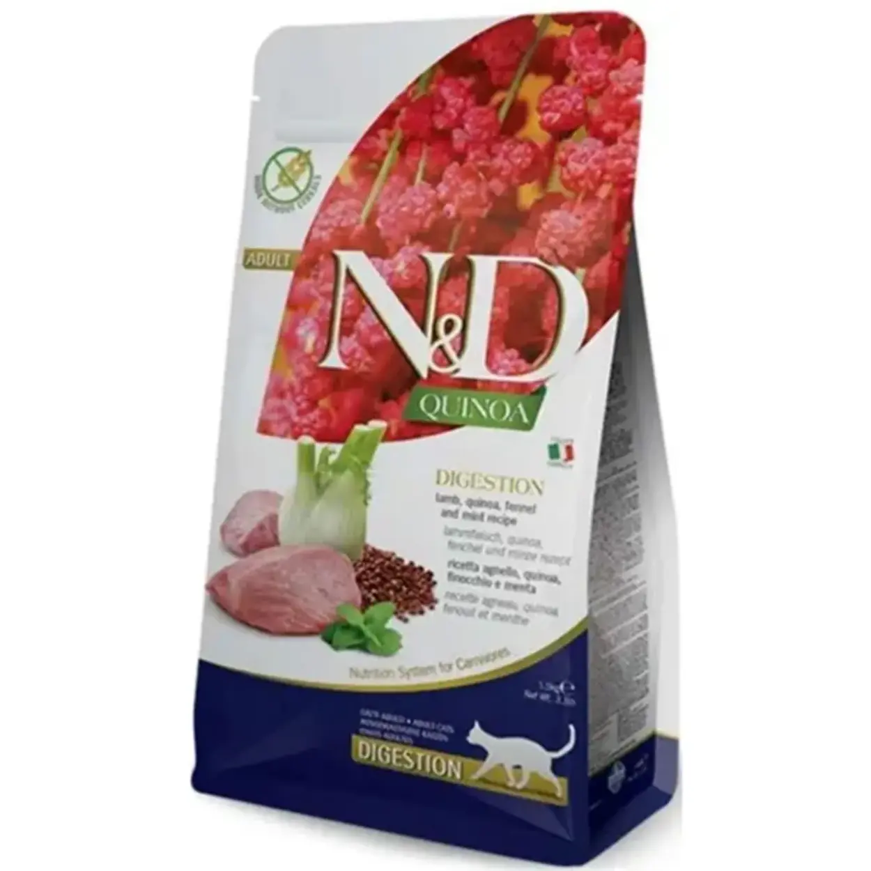 ND Quinoa Digestion Kuzu Kinoa Hassas Sindirim Kedi Maması 5 Kg