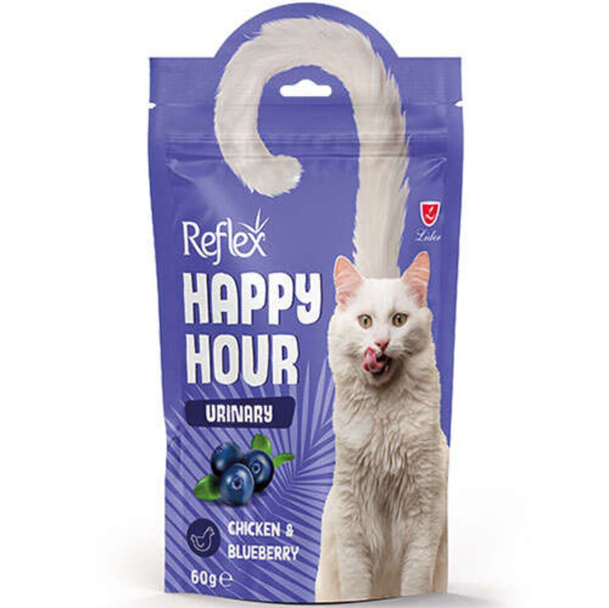 Happy Hour Tavuk ve Yaban Mersini İdrar Sağlığı Kedi Ödülü 60 Gr
