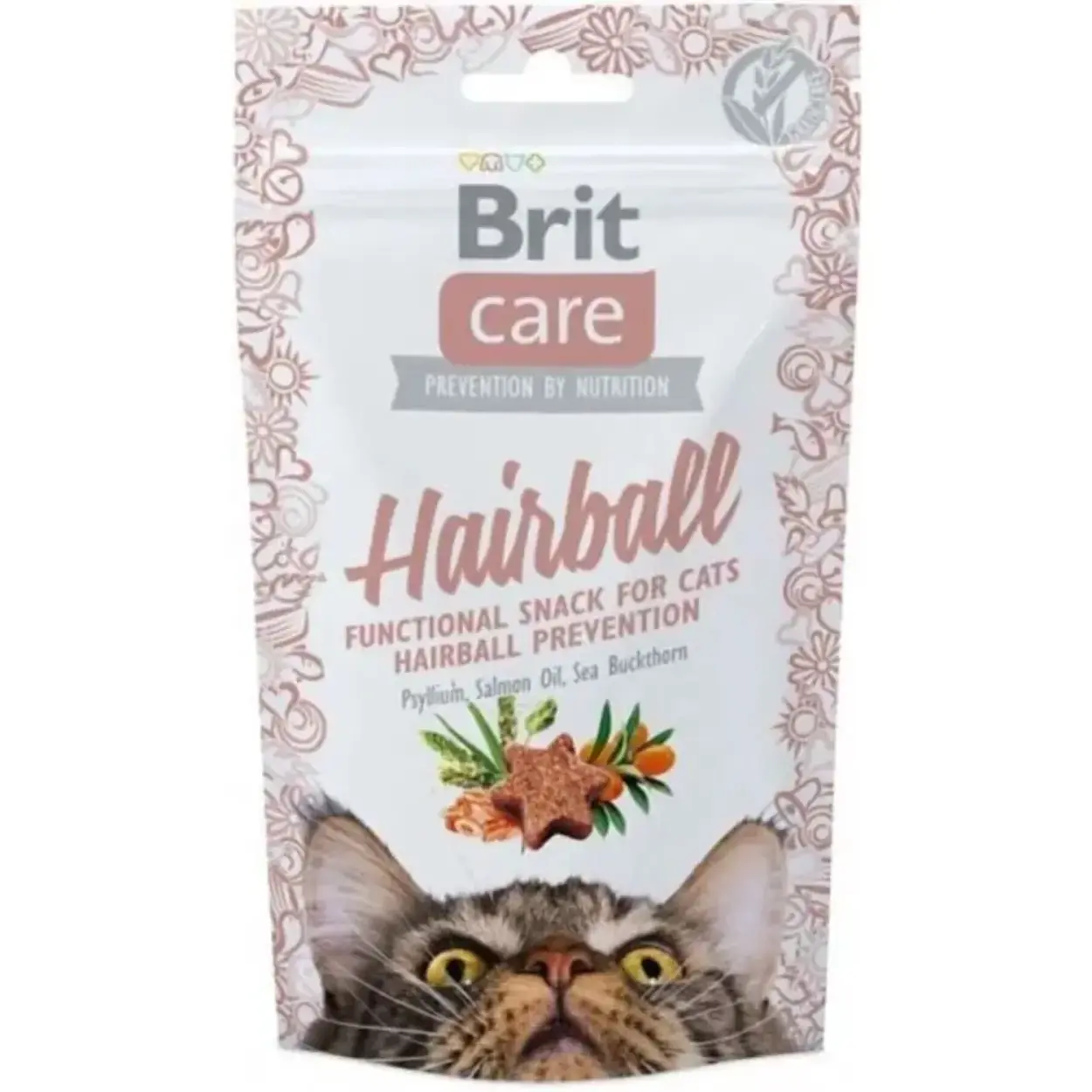 Brit Care Cat Snack Hairball Tahılsız Tüy Yumağı Önleyici Kedi Ödülü 50 Gr