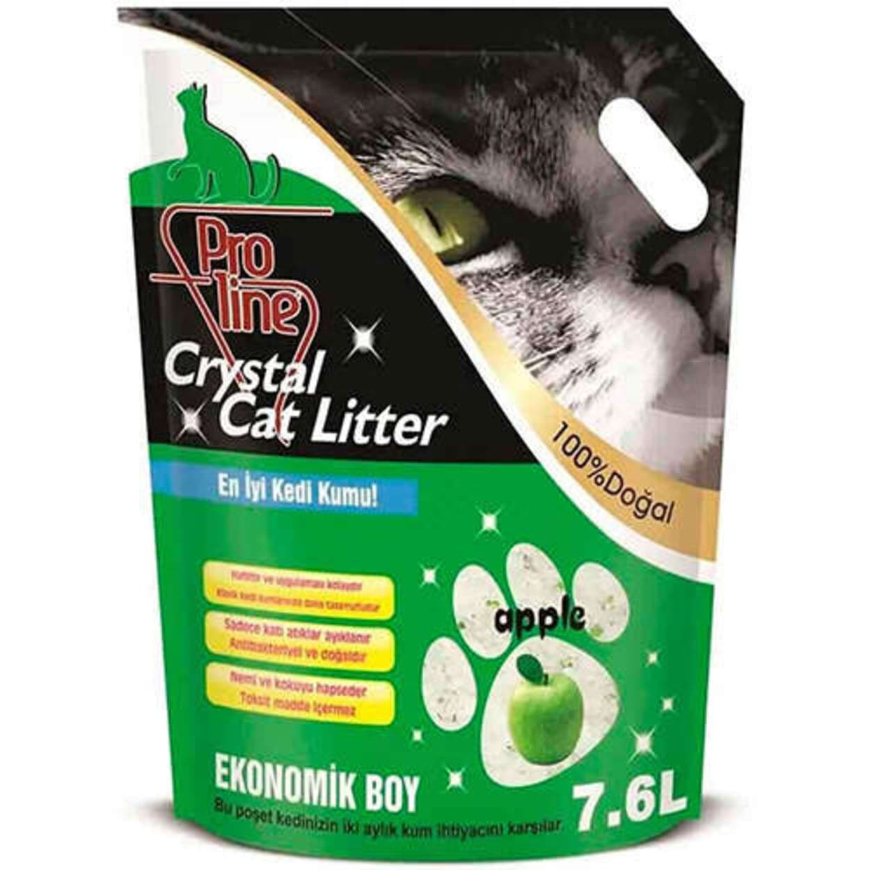 Proline Tozsuz Elma Aromalı Silika Kedi Kumu 7,6 Lt