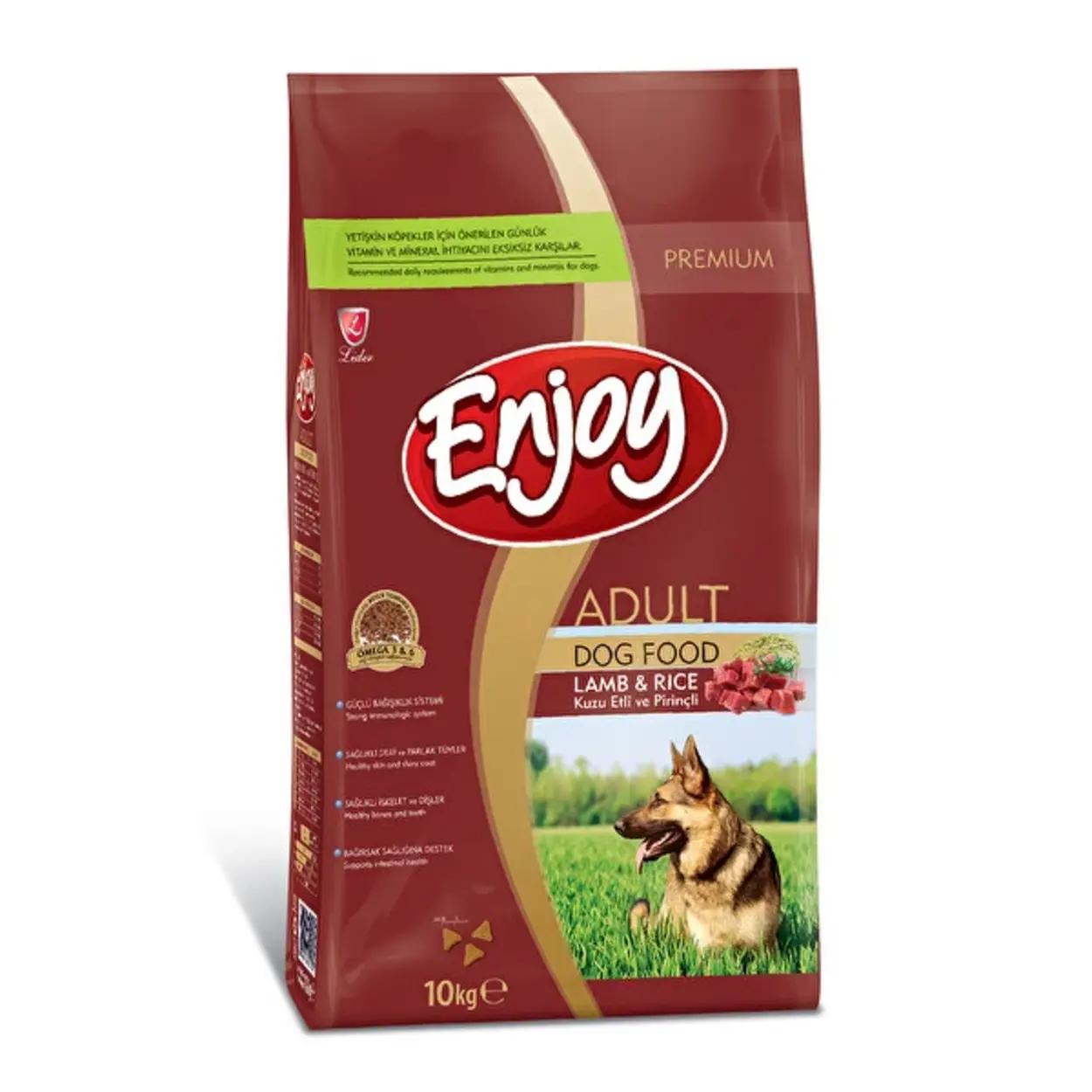 Enjoy Lamb Kuzu Etli Yetişkin Köpek Maması 10 Kg