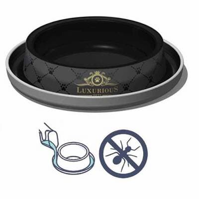 Trendy Luxurious Plastik Kedi Mama Su Kabı 210 Ml