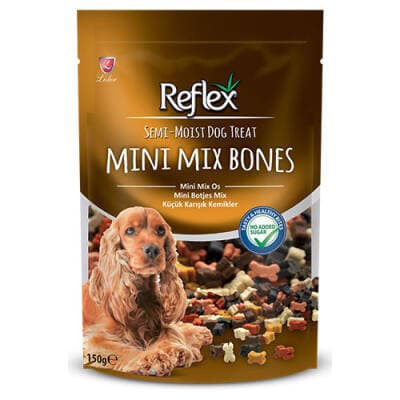 Semi Moist Küçük Karışık Kemik Yarı Yumuşak Köpek Ödülü 150 Gr