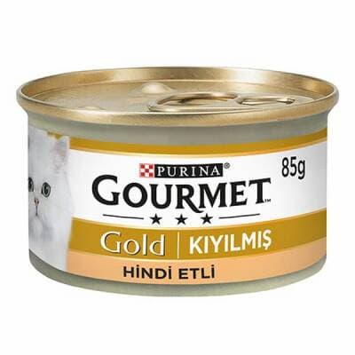 Kıyılmış Hindi Etli Yetişkin Kedi Konservesi 85 Gr