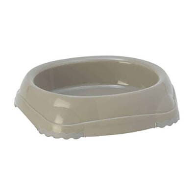 Smart Plastik Kedi Köpek Mama Su Kabı Gri 735 Ml