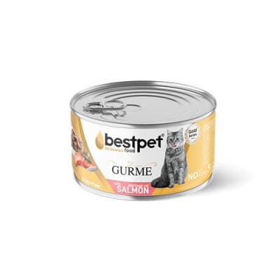 Gurme Jelly Somonlu Tahılsız Kısırlaştırılmış Kedi Konservesi 85 Gr