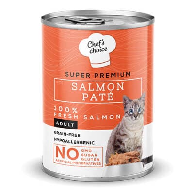 Pate Somonlu Tahılsız Yetişkin Kedi Konservesi 400 Gr