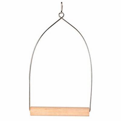 Ahşap Metal Askılı Kuş Tüneği 10,5x22,5 Cm