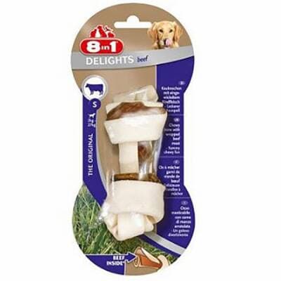 Delights Bones Biftekli Ağız Bakım Kemiği Köpek Ödülü Small 35 Gr