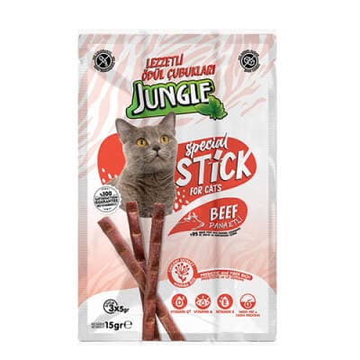 Sticks Dana Etli Kedi Ödül Çubuğu 3x5 Gr