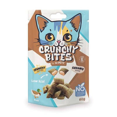 Crunchy Bites Ördekli Kedi Ödül Maması 60 Gr