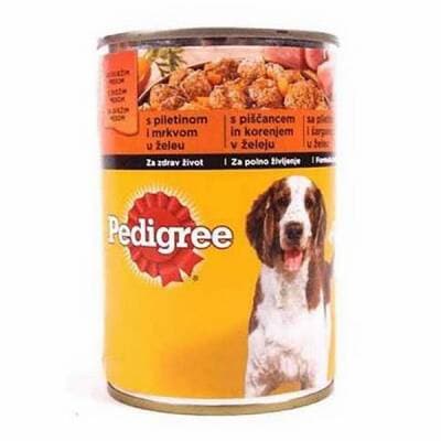 Tavuklu ve Havuçlu Yetişkin Köpek Konservesi 400 Gr