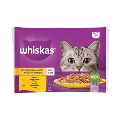Pouch Jöle İçinde Tavuklu ve Hindili Yetişkin Kedi Konservesi 4x85 Gr