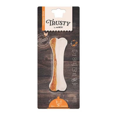Trusty Tavuklu Presli Kemik Köpek Ödülü 55 Gr 12,7 Cm