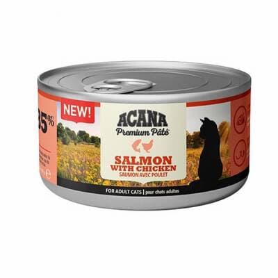 Premium Pate Somonlu ve Tavuklu Ezme Yetişkin Kedi Konservesi 85 Gr