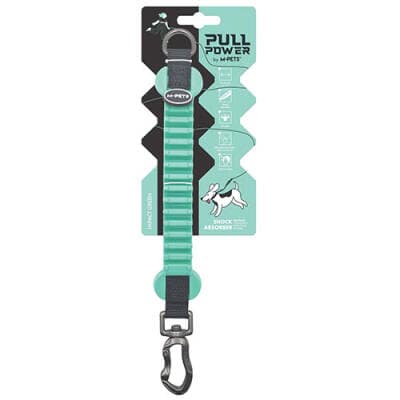Pull Power Köpekler İçin Şok Emici Ara Tasma Yeşil 25 Cm