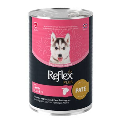 Pate İçinde Et Parçacıklı Kuzu Etli Yavru Köpek Konservesi 395 Gr
