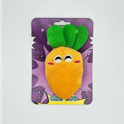 Peluş Havuç Kedi Oyuncağı
