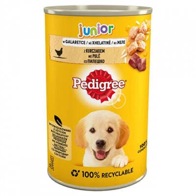 Puppy Tavuklu Soslu Yavru Köpek Konservesi 6 Adet 400 Gr