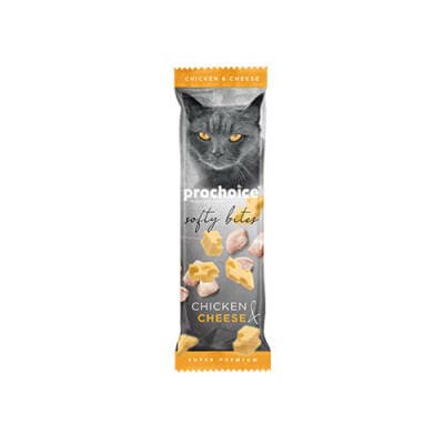 Softy Bites Tavuklu ve Peynirli Yumuşak Kedi Ödül Maması 10 Gr