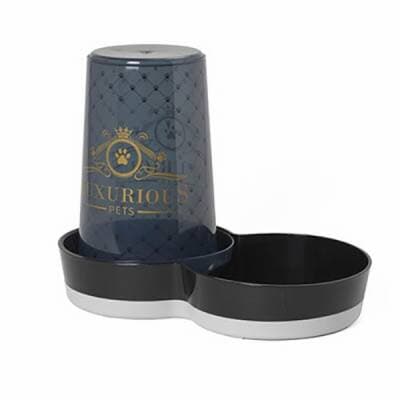 Trendy Luxurious Hazneli Kedi Köpek Mama Su Kabı 1,5 Lt