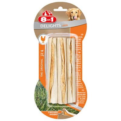 Delights Bones Tavuklu Sticks Ağız Bakım Kemik Köpek Ödülü 75 Gr