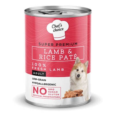 Pate Lamb Rice Kuzulu Pirinçli Yetişkin Köpek Konservesi 400 Gr